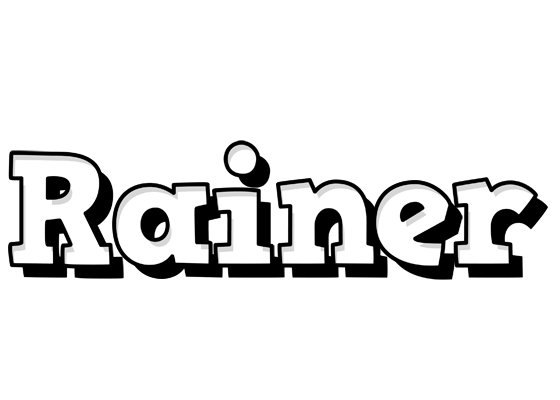 Rainer snowing logo
