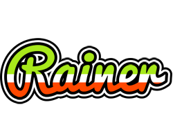 Rainer superfun logo