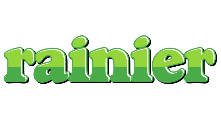 Rainier apple logo