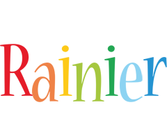 Rainier birthday logo