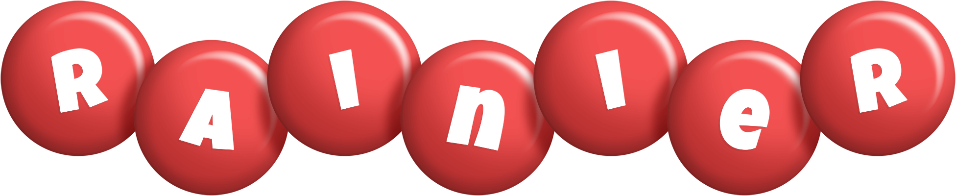 Rainier candy-red logo