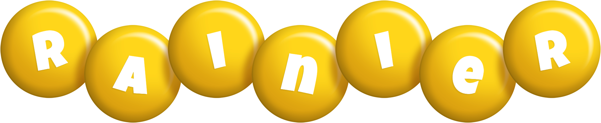 Rainier candy-yellow logo