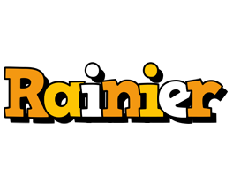 Rainier cartoon logo