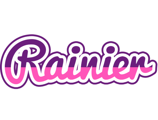 Rainier cheerful logo
