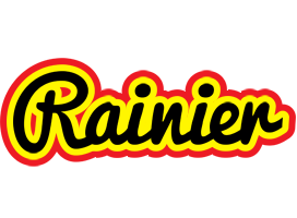 Rainier flaming logo