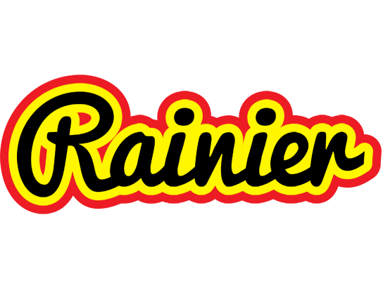 Rainier flaming logo
