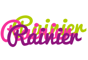 Rainier flowers logo