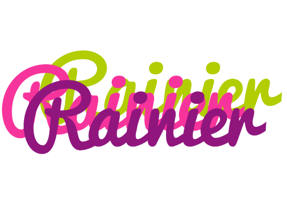 Rainier flowers logo