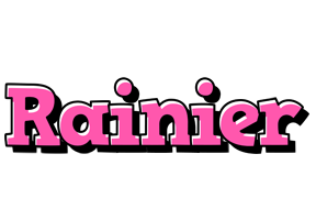 Rainier girlish logo