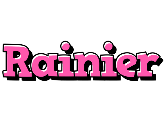 Rainier girlish logo