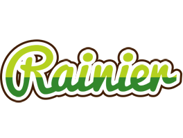 Rainier golfing logo