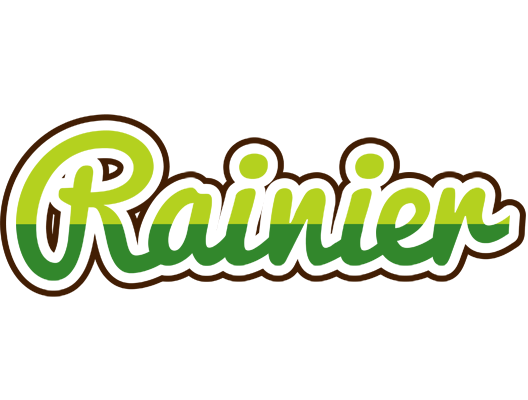 Rainier golfing logo