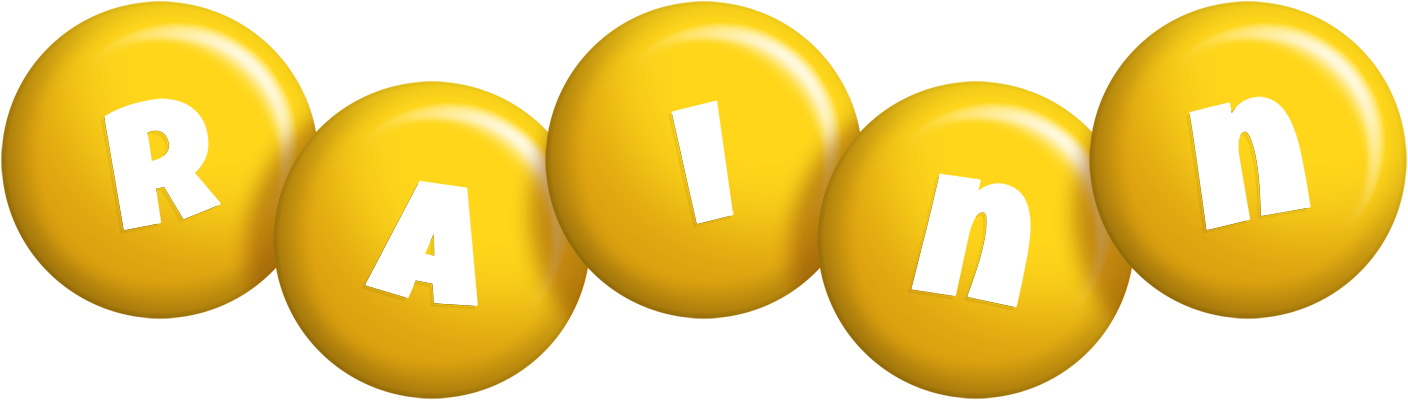 Rainn candy-yellow logo
