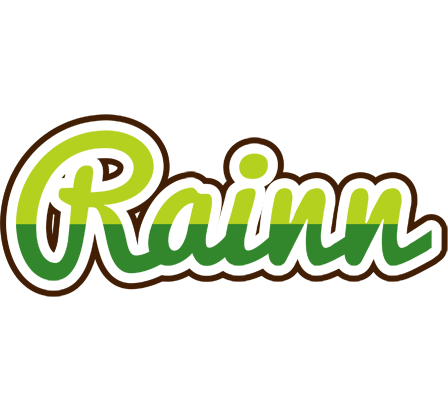 Rainn golfing logo