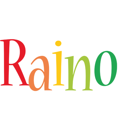 Raino birthday logo