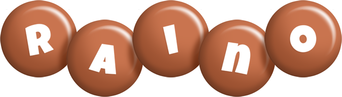 Raino candy-brown logo