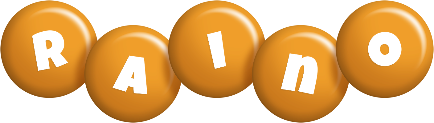 Raino candy-orange logo