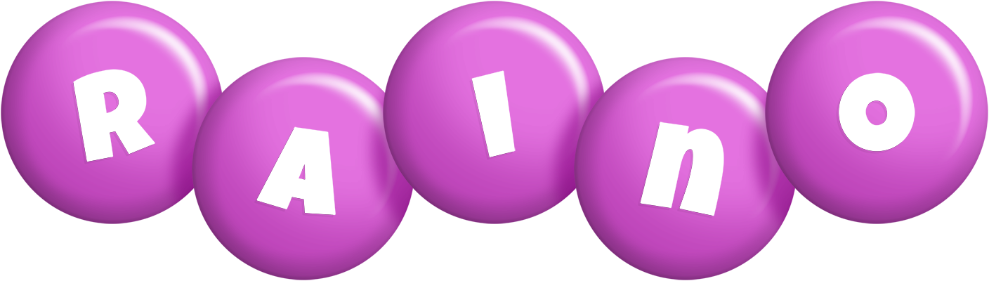 Raino candy-purple logo