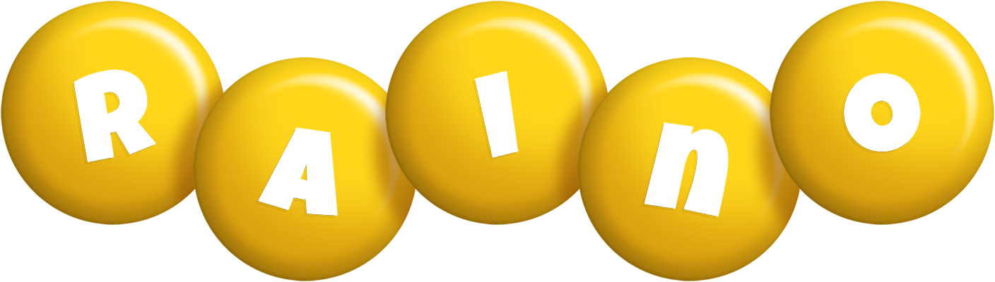 Raino candy-yellow logo