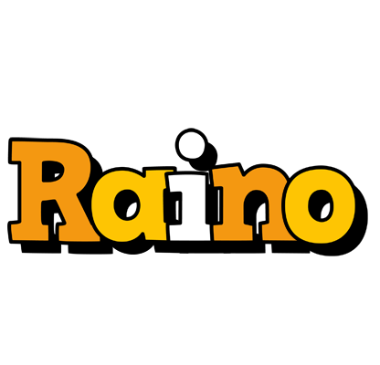 Raino cartoon logo