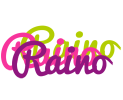 Raino flowers logo