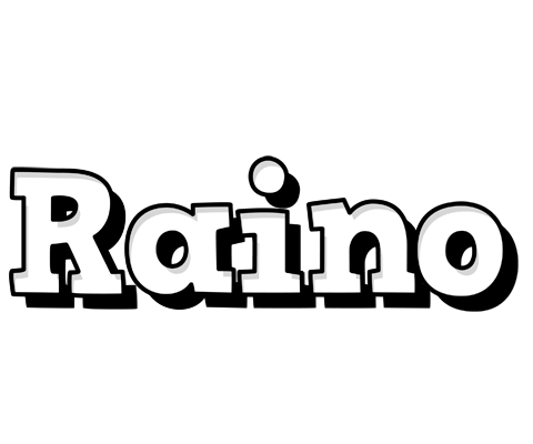 Raino snowing logo