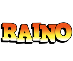 Raino sunset logo