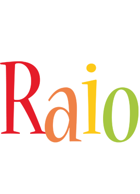 Raio birthday logo