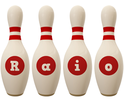 Raio bowling-pin logo
