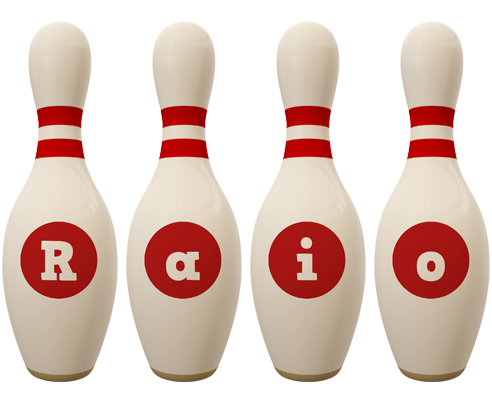 Raio bowling-pin logo