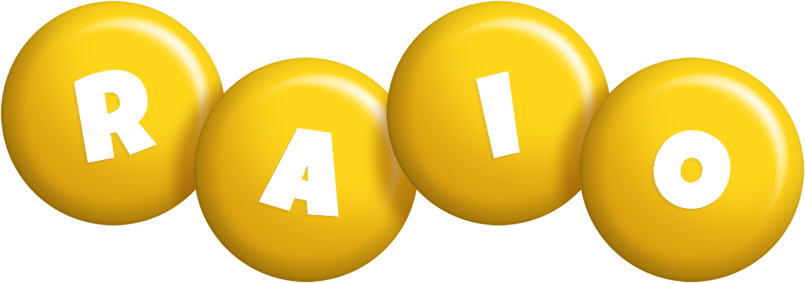 Raio candy-yellow logo