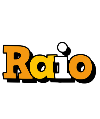 Raio cartoon logo