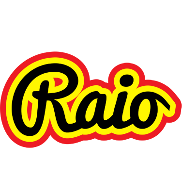Raio flaming logo