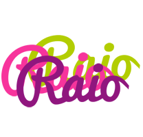 Raio flowers logo