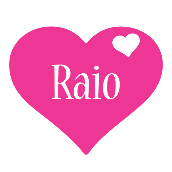 Raio love-heart logo