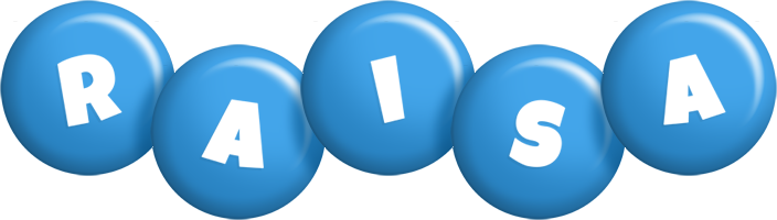 Raisa candy-blue logo