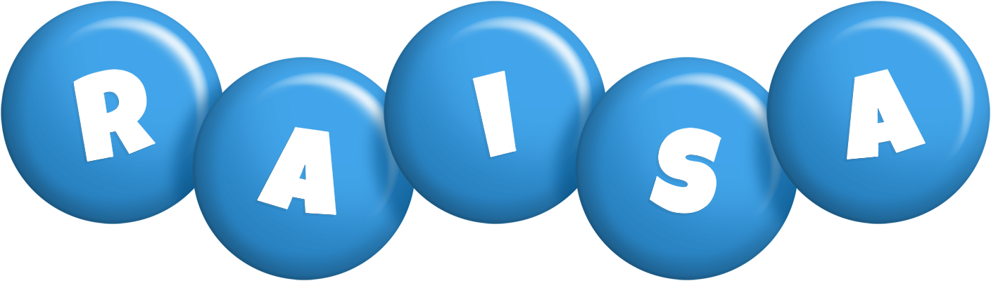 Raisa candy-blue logo