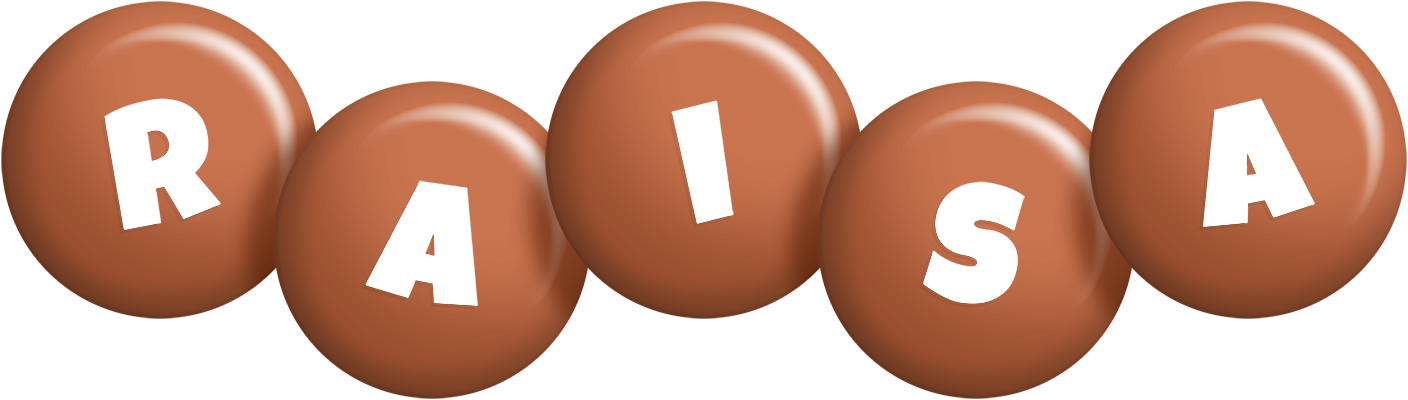 Raisa candy-brown logo