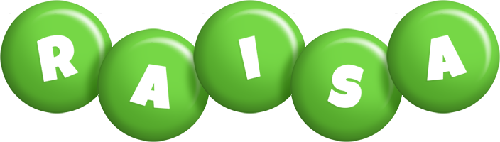 Raisa candy-green logo