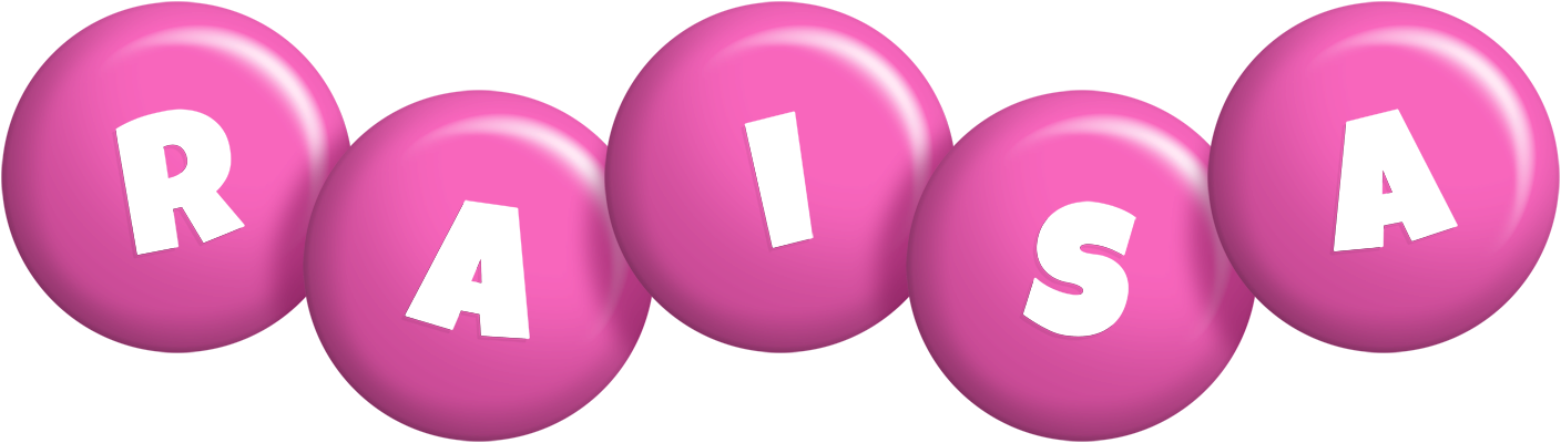 Raisa candy-pink logo
