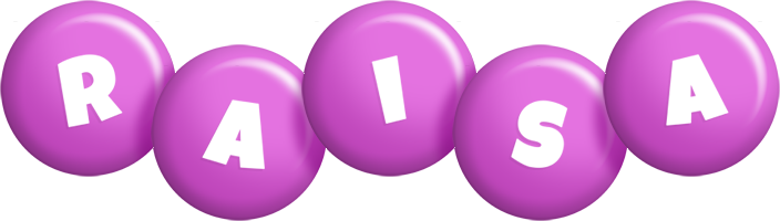 Raisa candy-purple logo