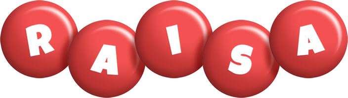 Raisa candy-red logo