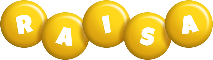Raisa candy-yellow logo