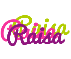 Raisa flowers logo