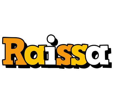 Raissa cartoon logo