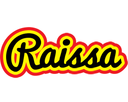 Raissa flaming logo