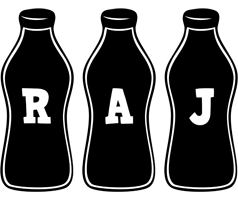Raj bottle logo