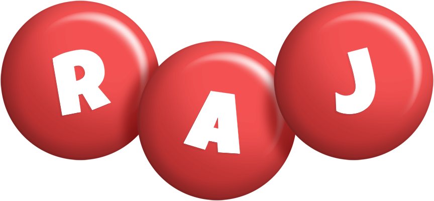 Raj candy-red logo