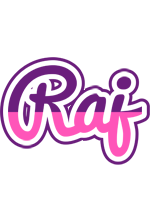 Raj cheerful logo