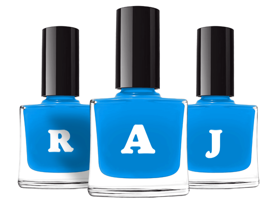 Raj glossy logo